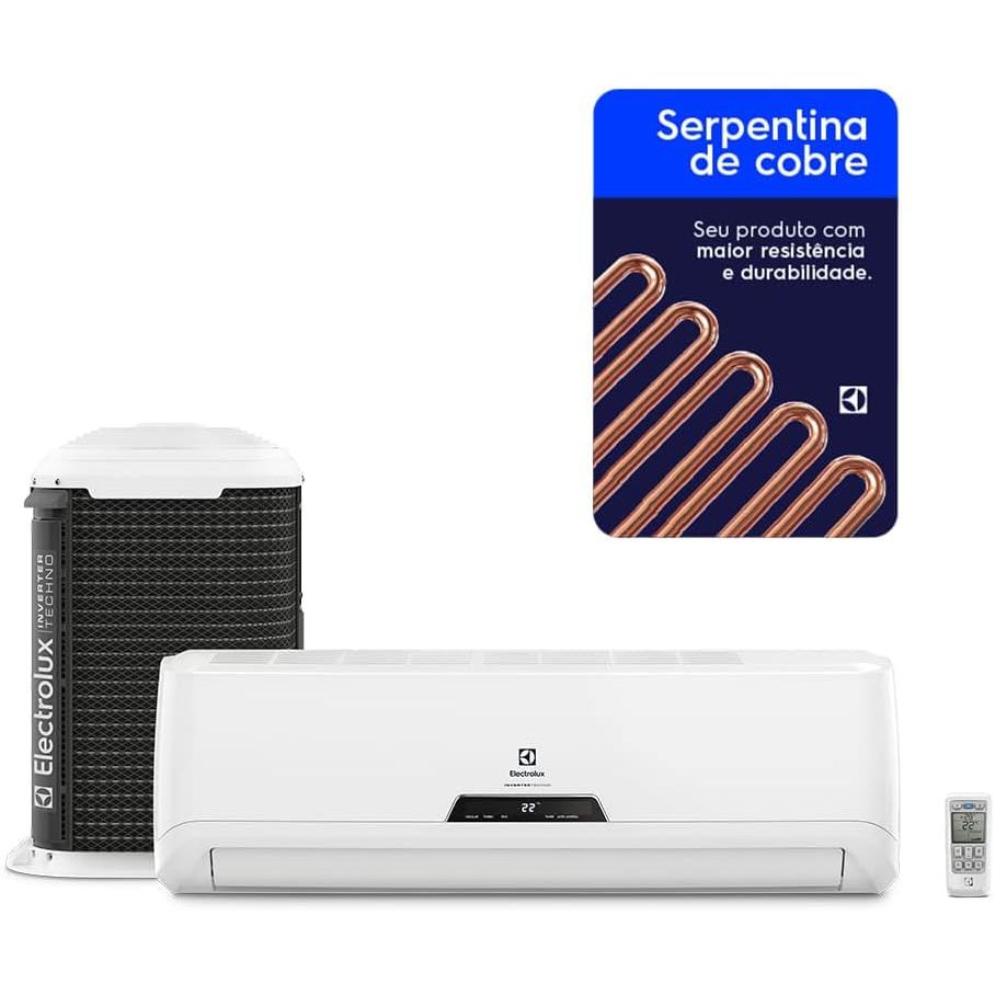 Ar Condicionado Split Hi Wall Inverter Electrolux 12000 BTU/h Frio