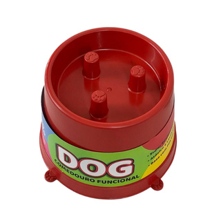 Comedouro Pet Elevado Educativo Funcional Lento para Cães Cachorro Raças Pequenas 250 Ml em Oferta na Shopee