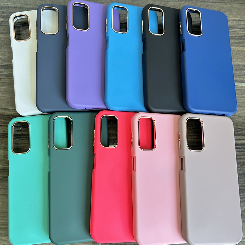 Capa de silicone premium para telefone com sensação de pelei Samsung Samsung A14 /A13 A12/A11 em Oferta na Shopee
