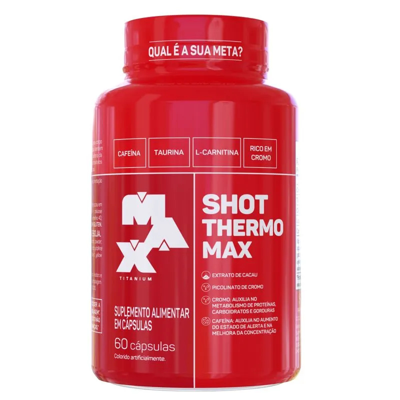 Shot Thermo Max 60 Cáps - Max Titanium