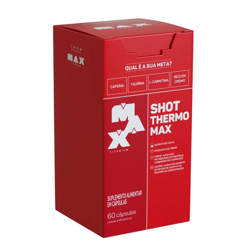 Shot Thermo Max 60 Cáps - Max Titanium