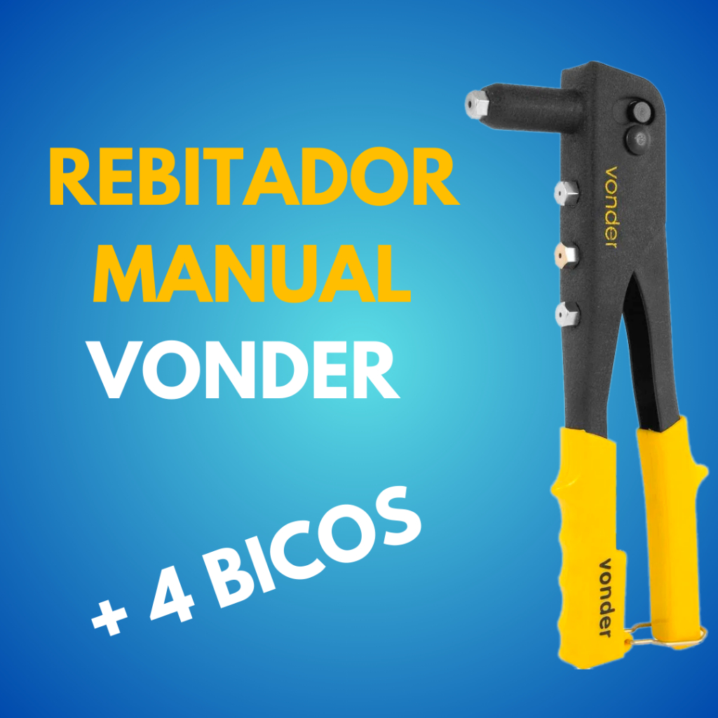 Alicate Rebitador Profissional Manual Rebitadeira Vonder em Oferta na Shopee