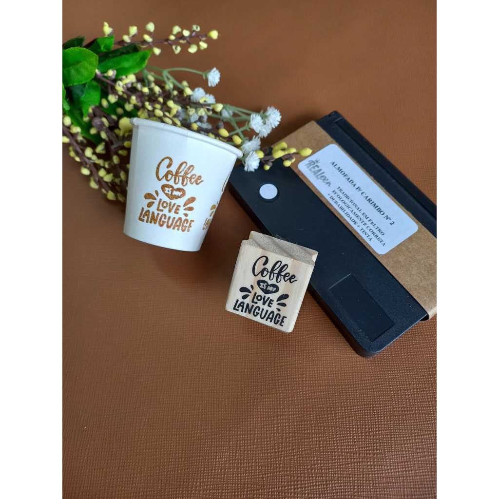 Kit para Carimbar copos de PAPEL em Oferta na Shopee