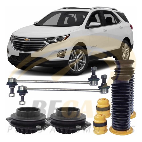 Kit Batente Coxim Bieletas Dianteira Gm Equinox 2017 A 2021