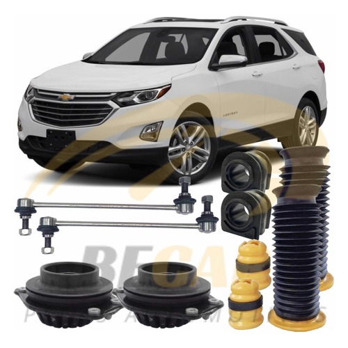 Kit Batente Coxim Bieletas Bucha Dianteira Gm Equinox 2017..