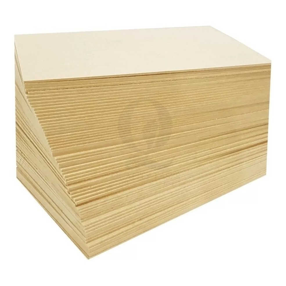 50 Chapas Madeira Mdf Para Artesanato Tamanho A4 Branca/cru em Oferta na Shopee