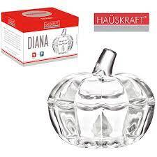 BOMBONIERE DE CRISTAL DIANA COM TAMPA HAUSKRAFT PTCH-30