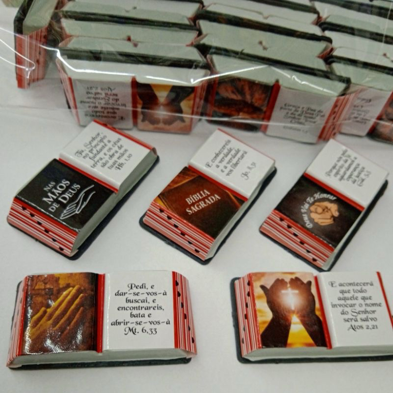 100 imãs de Bíblia plástico com versilucos em Oferta na Shopee