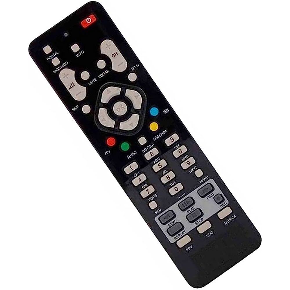Controle Remoto Compatível Net Claro Digital HD MBtech Receptor TV Substituição E Reposição