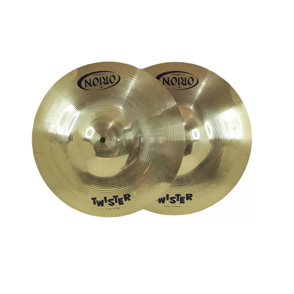 Chimbal Prato Bateria Par 14 Hi Hat Orion Twister Twr14hh