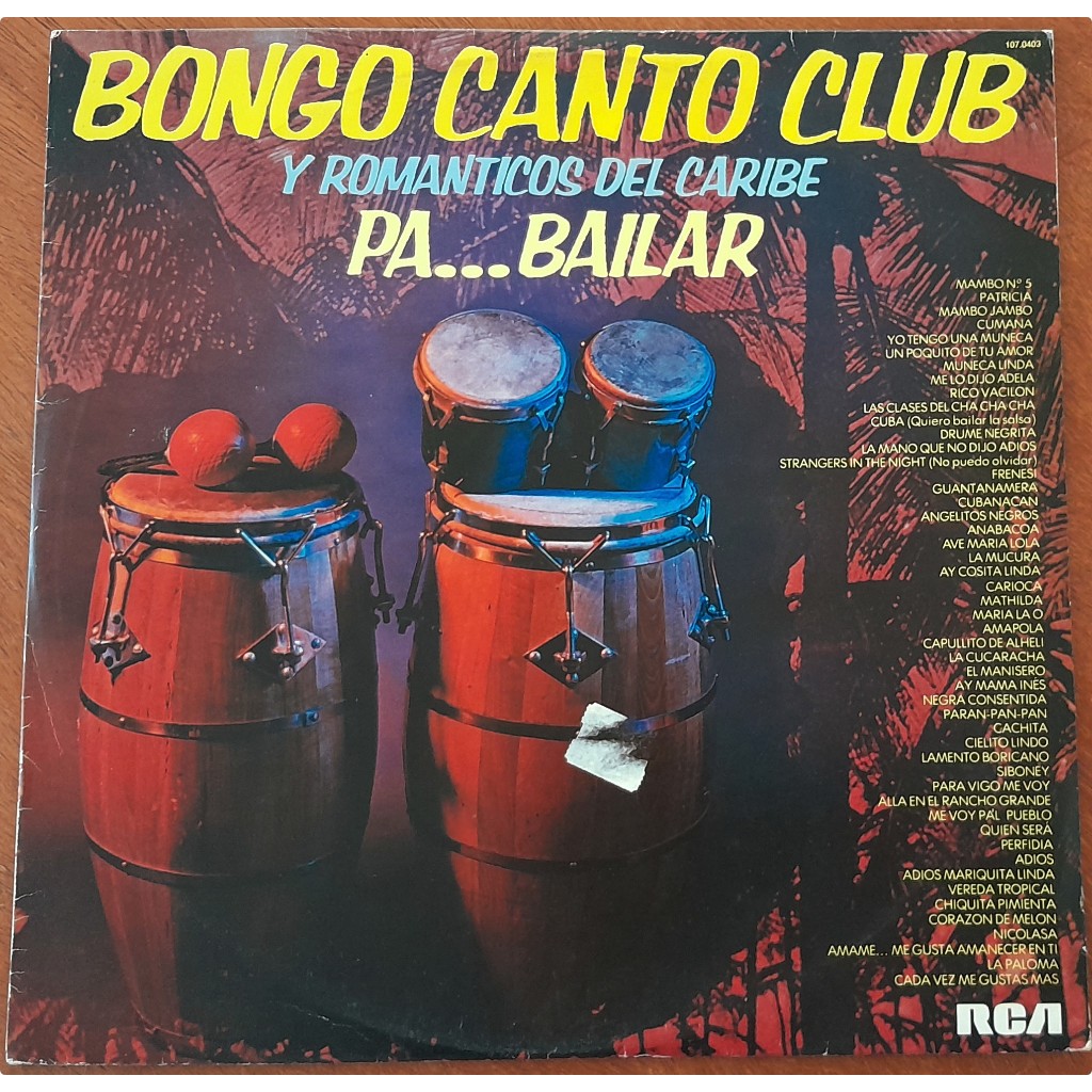 LP Vinil Bongo Canto Club y Romanticos Del Caribe - Pa... Bailar