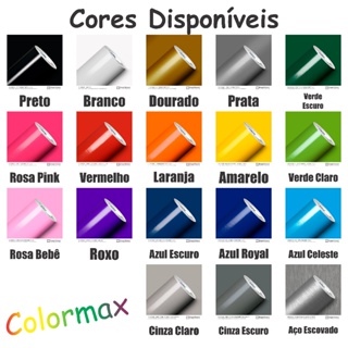 Adesivo Vinil Colormax 25cm Recorte Plotter Silhouette Cricut Foison Cores em Oferta na Shopee