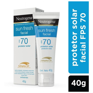 Protetor Solar Facial Fps 70 Sun Fresh 40g Neutrogena