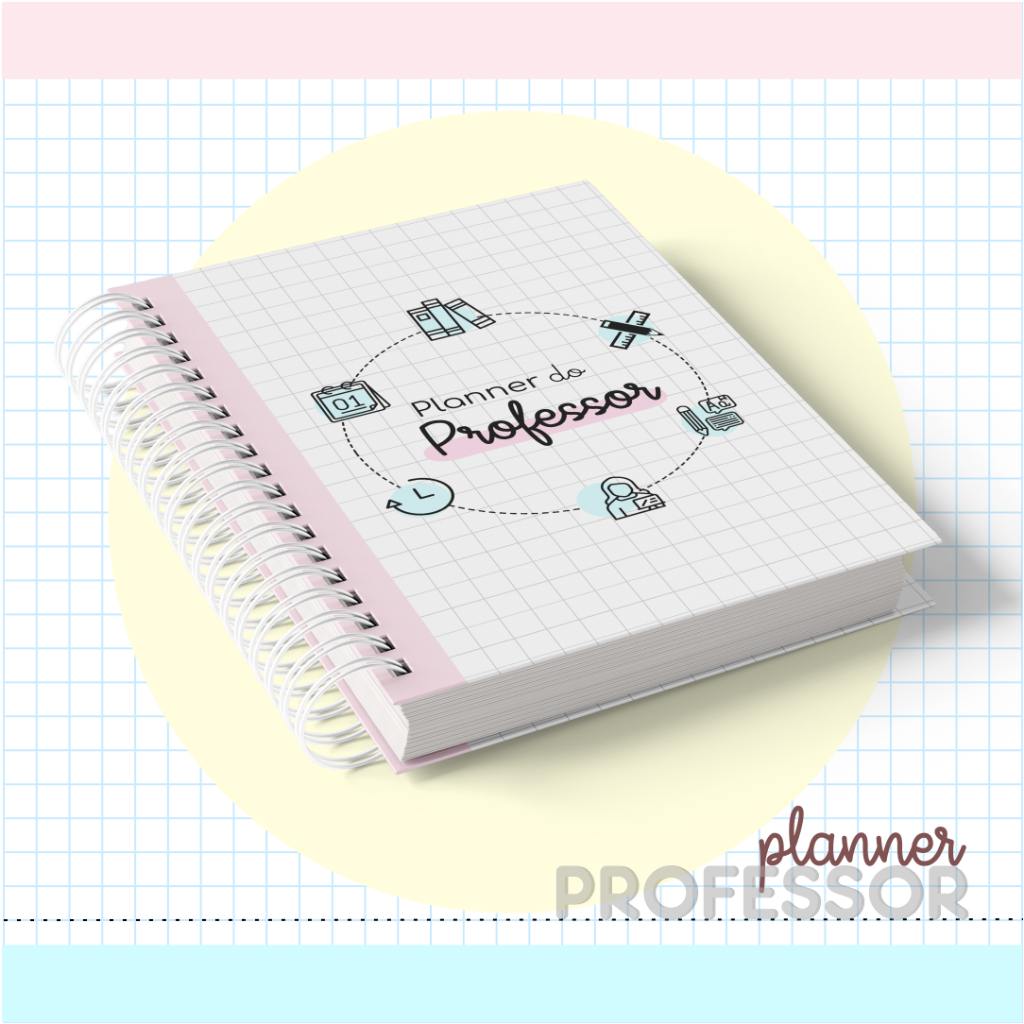 Planner - Agenda Professor - Permanente em Oferta na Shopee
