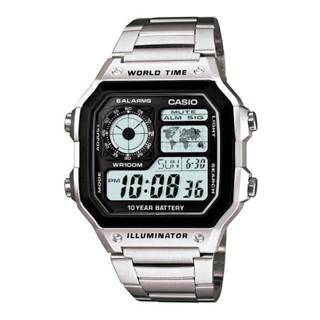 Relógio Digital AE-1300WH - Estilo Inigualável Resistência e Elegância Bloco Pequeno Tempo com Estilo