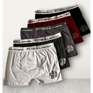 Kit 5 CUECA BOXER Pitbull americana Cueca Box Masculino