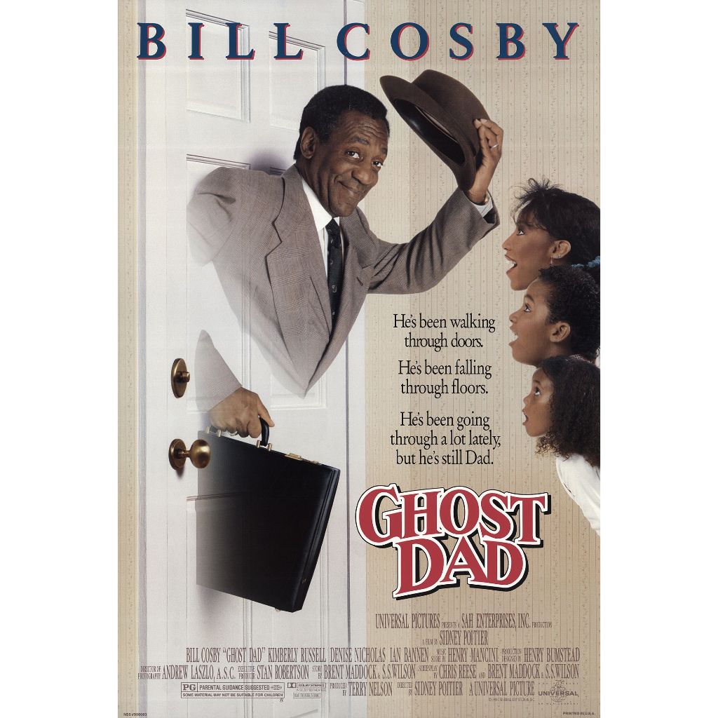 Papai Fantasma (1990) (Ghost Dad) Bill Cosby e Kimberly Russell - Dublagem Clássica