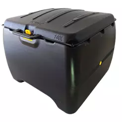 Baú Para Motoboy Icbras Preto 140 Litros Exclusivo Design