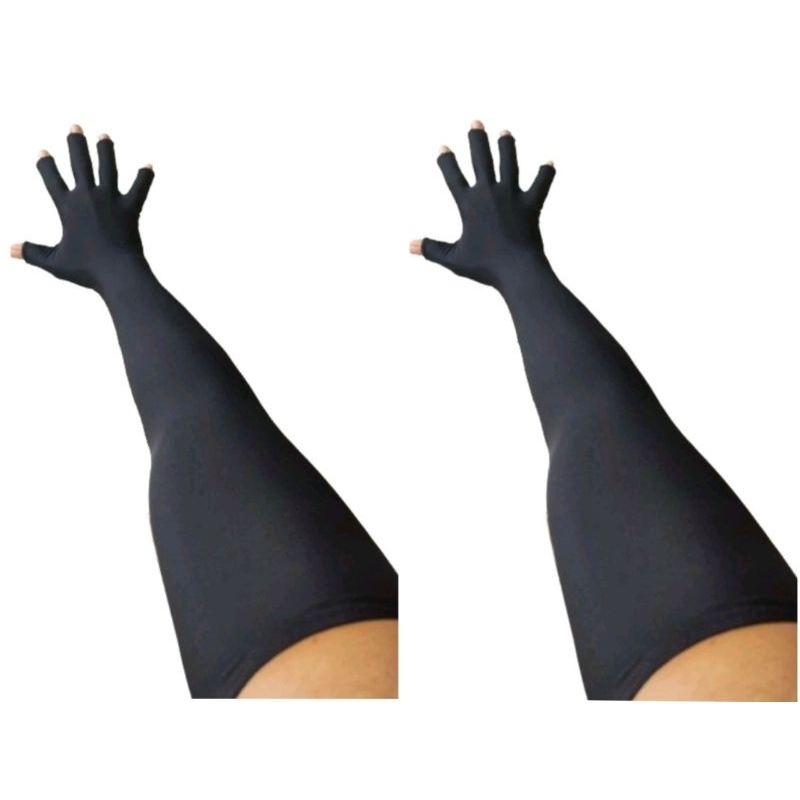 Manguito de Braço Com Luva e com proteção solar UV50 em Oferta na Shopee