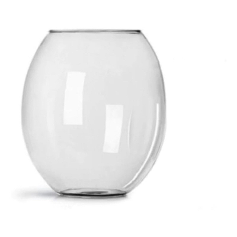 Vaso de Vidro Barrica de Vidro Terrário / Aquário para Beta / Decoração