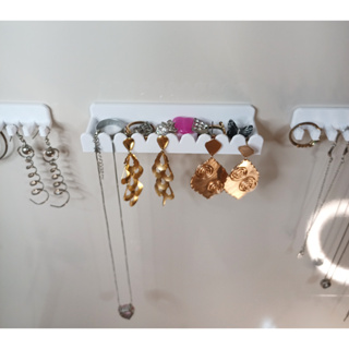 Kit 3 Organizador Joias Bijuterias Aneis Suporte Colar com bandeja em Oferta na Shopee