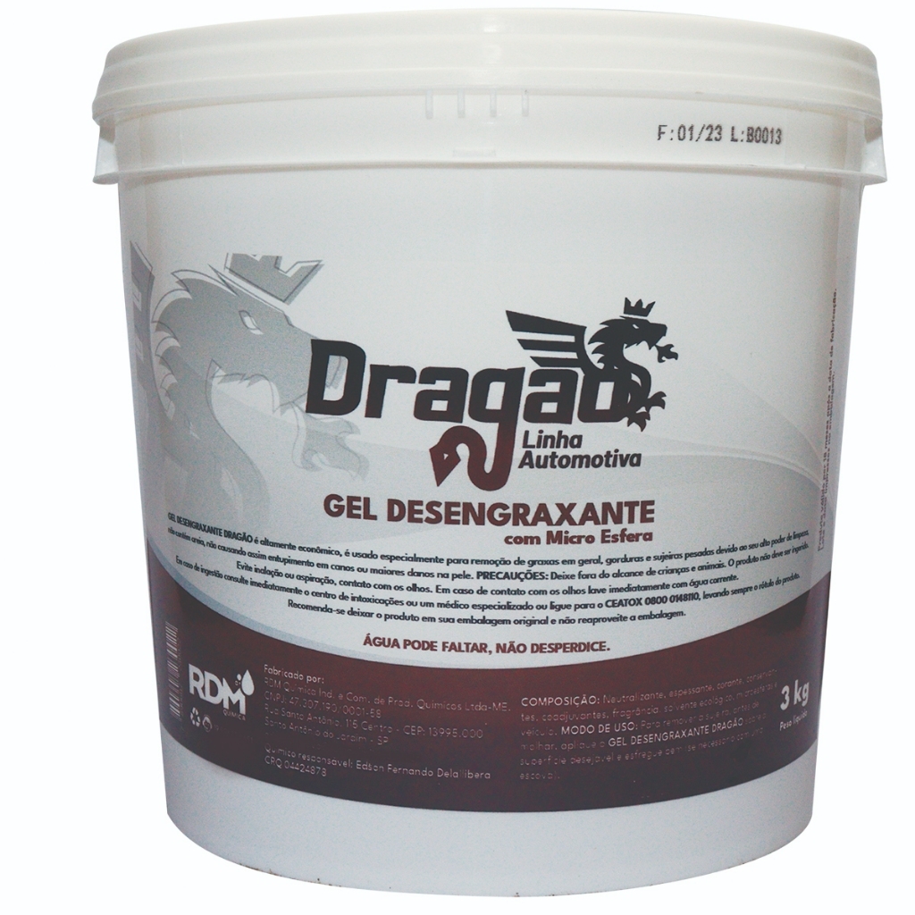 Pasta Gel Desengraxante Automotivo Sabão para Mãos Biodegradável com Microesferas 3kg - Branco em Oferta na Shopee