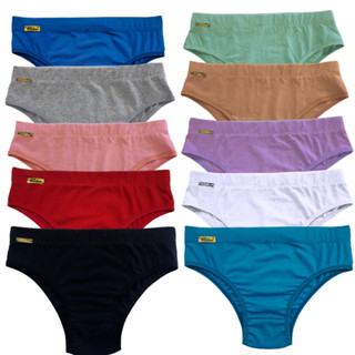 Kit 10 Calcinhas em Algodão Cotton Gestante Pós Parto Senhora em Oferta na Shopee