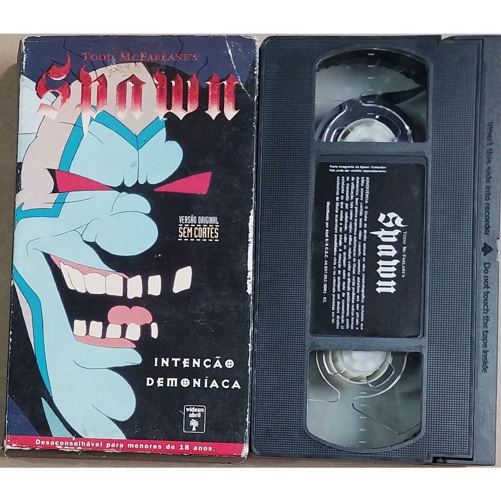 vhs original spawn – intenção demoníaca