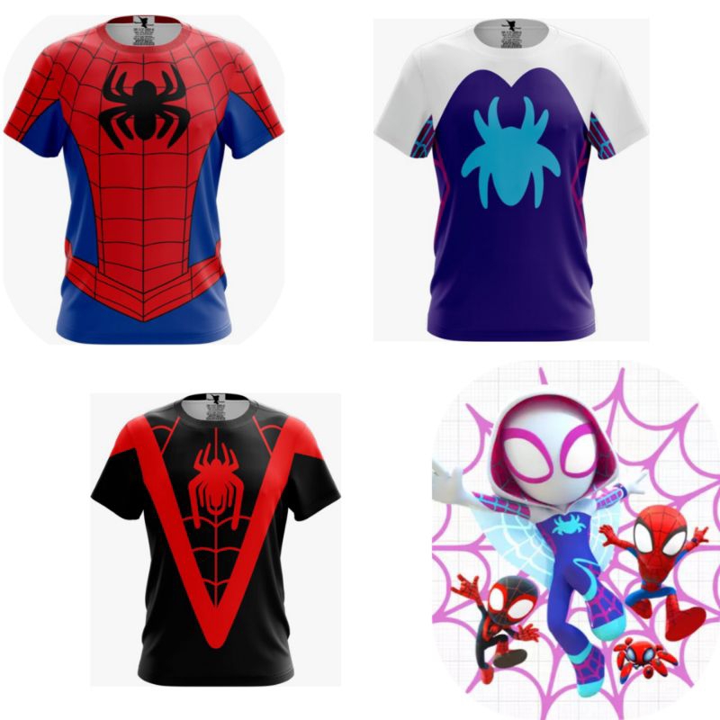 Camisa **INFANTIL**com capuz-Spidey e seus Amigos Espetaculares Gwen Miles Spiderman homem aranha