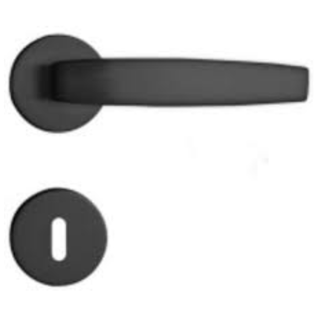 Fechadura Porta Interna Vic Broca 55mm Preto Pado