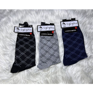Kit Com 3/6/9/12/15 Pares De Meia Social Masculina melhor preco