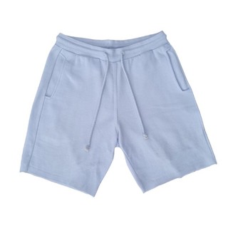 Bermuda de Moletom Masculina Branca Premium Streetwear Bermuda Grossa Peluciada 50% Algodão 50% Poliéster