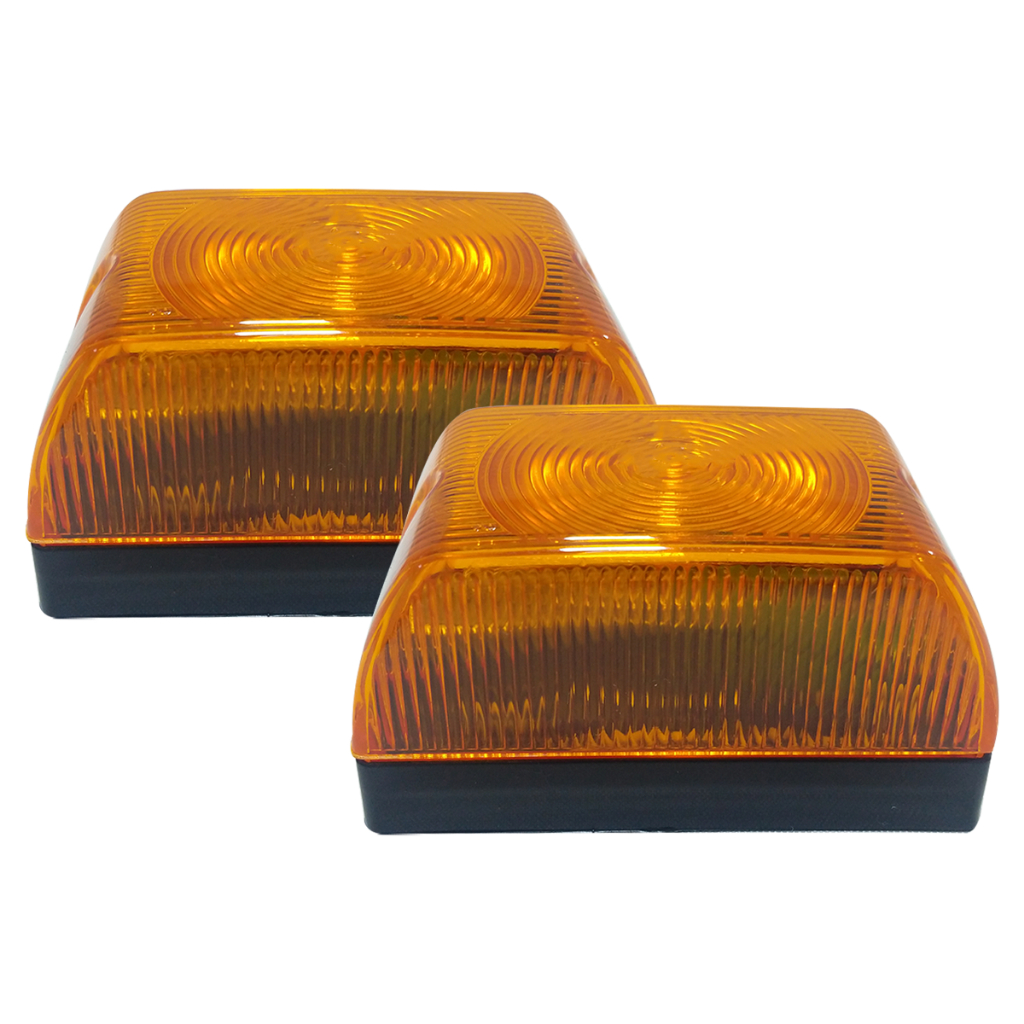 PAR LANTERNA DELIMITADORA LATERAL BAU CARROCERIA CARRETA MOTO AMBAR em Oferta na Shopee