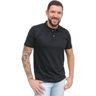 Camisa Polo Masculina Piquet Uniforme Lipt em Oferta na Shopee
