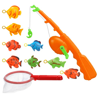 Kit Pescaria Completa Pega Peixe Brinquedo - Art Brink em Oferta na Shopee