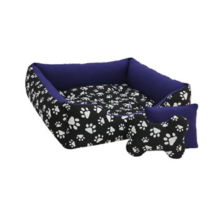 Cama Para Cachorros Porte Médio 80x60cm Com Fundo Impermeável Protege seu animalzinho contra o frio