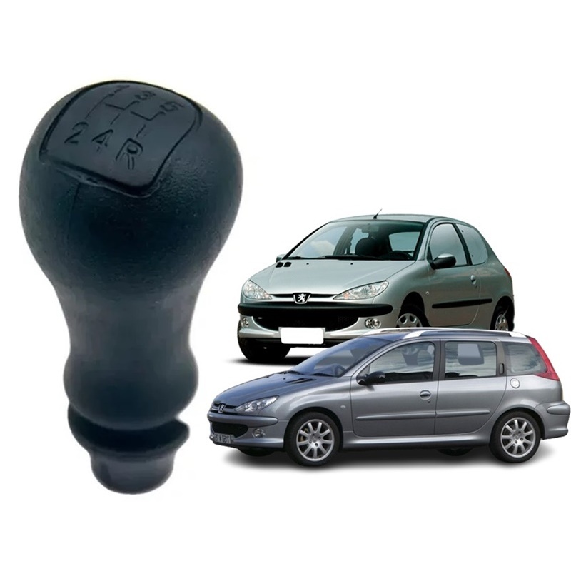 Bola Manopla de Câmbio Peugeot 206 98/12 206 Sw Preta