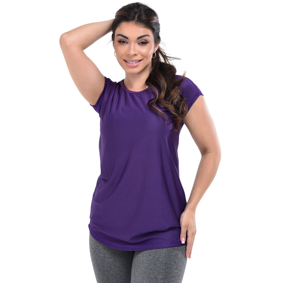 Blusa Feminina Dry Fit Comprida Caminhada Treinos Long Line