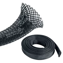 Malha Nautica Expansiva Preta 6mm 25 Metros Fueltech Injeproo