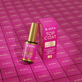 top coat luxo kaisa alto brilho led/uv 10ml em Oferta na Shopee