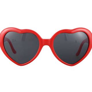 Oculos Coração Vermelho Retro Lolita Adulto para Show Taylor