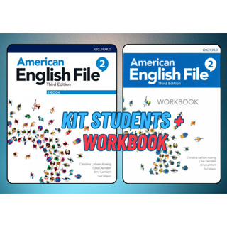 American English File Level 2 third edition  student book + Workbook em Oferta na Shopee