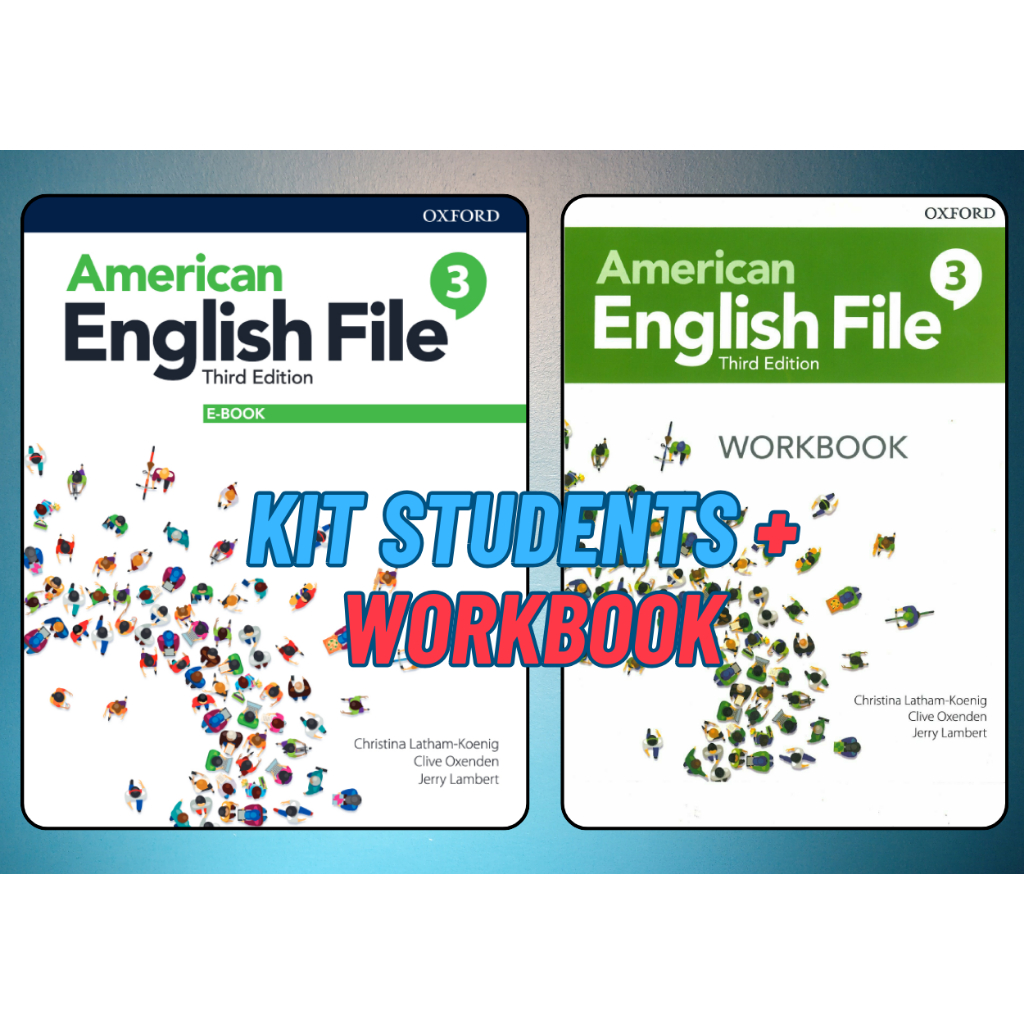 American English File Level 3 third edition  Student book + Workbook