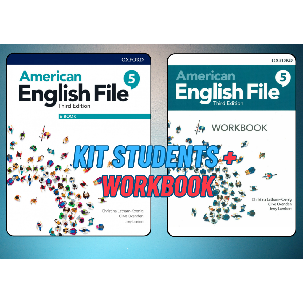 American English File Level 5 third edition  student book + Workbook(impresso)