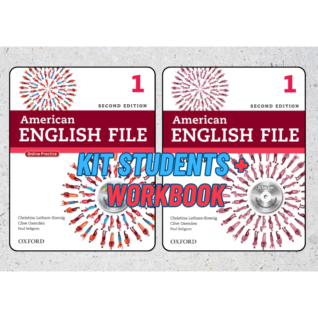 American English File Second Edition Level 1 Student Book e Work Book