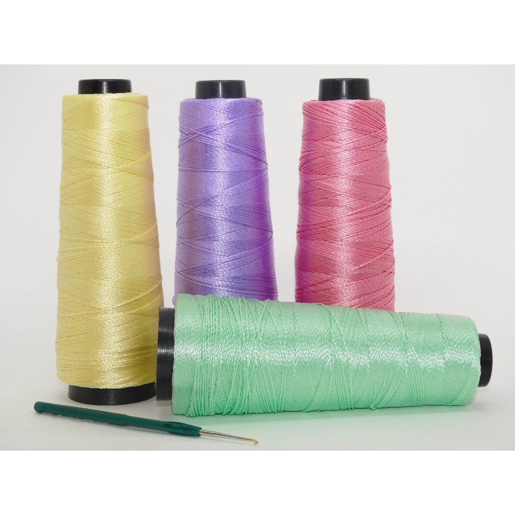 Linha para crochê fina Princesinha Moda 500M  Box Braids Tranças Para Cabelo Incomfio polipropileno