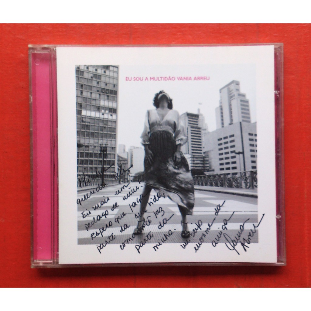 Cd Vania Abreu - Eu Sou A Multidão - Dedicado E Autografado
