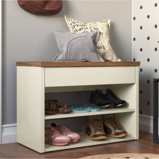 Sapateira Compacta Quarto Hall Entrada Prateleira Organizadora Banqueta Moderna - Quality Móveis em Oferta na Shopee