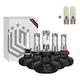Kit Farol Lâmpada Super Ultra Led Csp S1 H4
