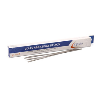Tira De Lixa Aço Inox Flexível 4mm P/ Acabamento C/ 12 Unid. em Oferta na Shopee